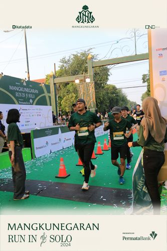 Race photo from Mangkunegaran Run 2024