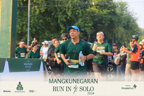 Race photo from Mangkunegaran Run 2024