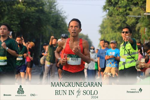 Race photo from Mangkunegaran Run 2024