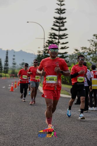 Race photo from CISANGKAN KBP CITY RUN 2025