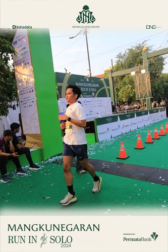 Race photo from Mangkunegaran Run 2024