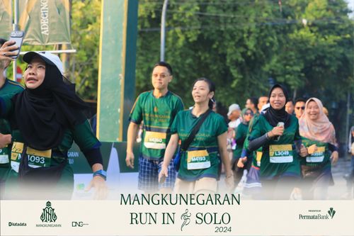 Race photo from Mangkunegaran Run 2024