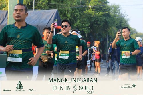 Race photo from Mangkunegaran Run 2024