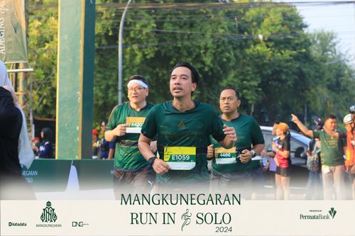 Race photo from Mangkunegaran Run 2024