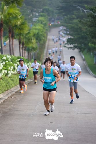 Race photo from Taman Budaya x BOGORUN 2025
