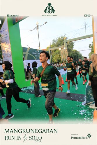 Race photo from Mangkunegaran Run 2024
