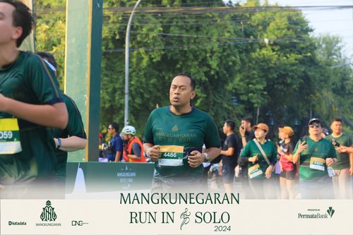 Race photo from Mangkunegaran Run 2024