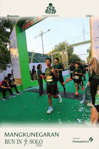 Race photo from Mangkunegaran Run 2024