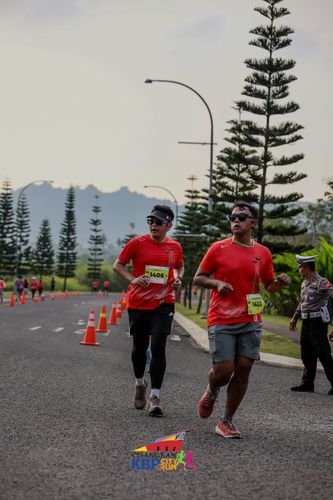 Race photo from CISANGKAN KBP CITY RUN 2025