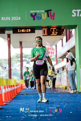 Race photo from BAF LIONS RUN 2024