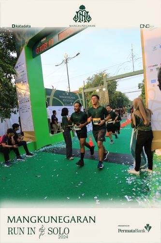 Race photo from Mangkunegaran Run 2024