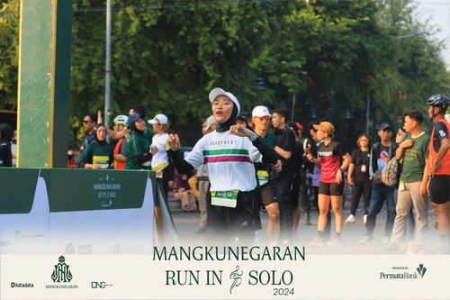 Race photo from Mangkunegaran Run 2024