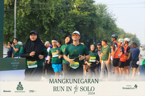 Race photo from Mangkunegaran Run 2024