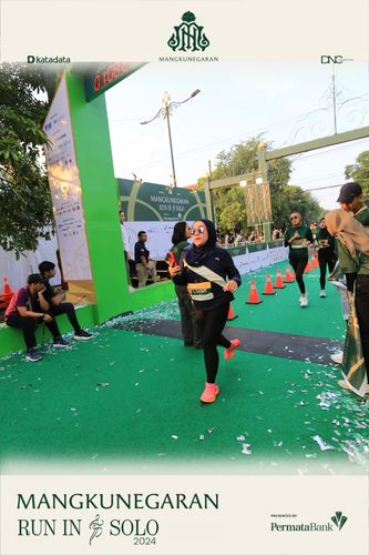 Race photo from Mangkunegaran Run 2024