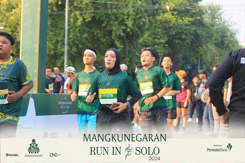 Race photo from Mangkunegaran Run 2024