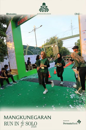Race photo from Mangkunegaran Run 2024