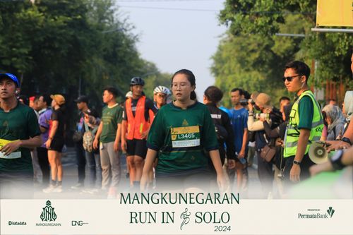 Race photo from Mangkunegaran Run 2024