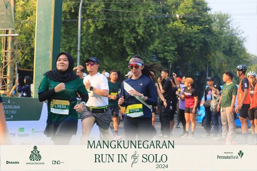Race photo from Mangkunegaran Run 2024