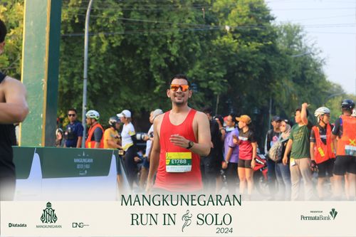 Race photo from Mangkunegaran Run 2024