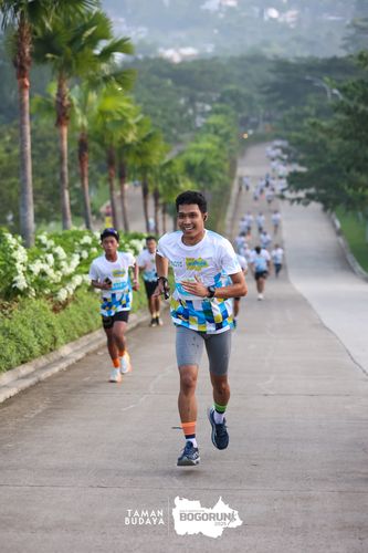 Race photo from Taman Budaya x BOGORUN 2025