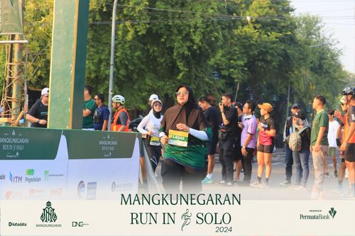 Race photo from Mangkunegaran Run 2024