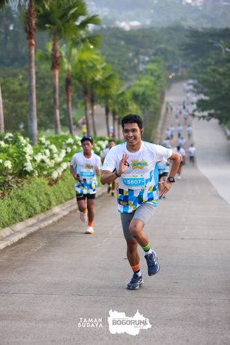 Race photo from Taman Budaya x BOGORUN 2025