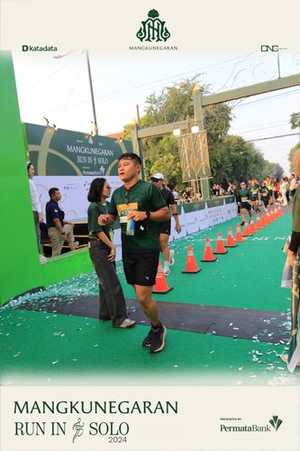 Race photo from Mangkunegaran Run 2024