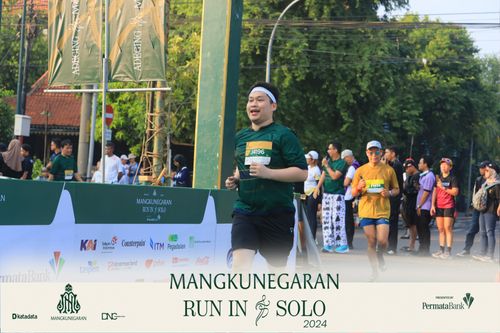 Race photo from Mangkunegaran Run 2024