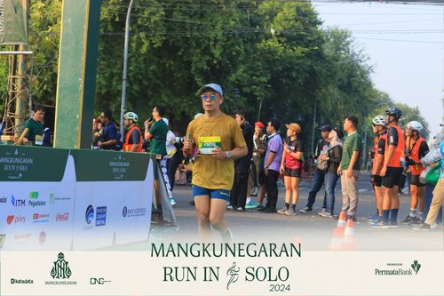 Race photo from Mangkunegaran Run 2024
