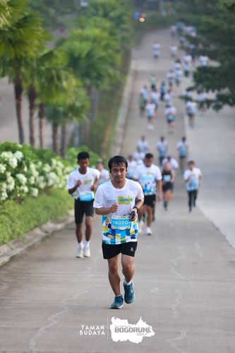 Race photo from Taman Budaya x BOGORUN 2025
