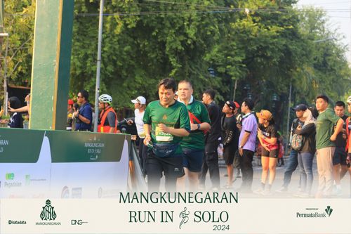 Race photo from Mangkunegaran Run 2024