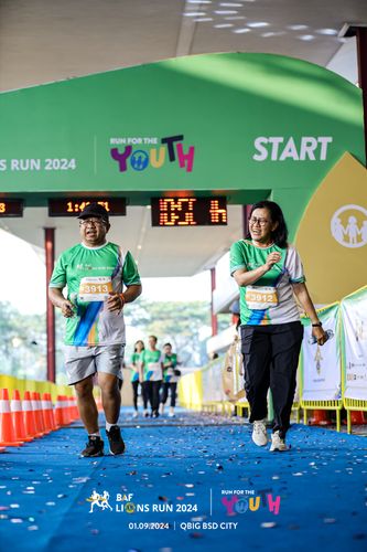 Race photo from BAF LIONS RUN 2024