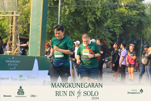 Race photo from Mangkunegaran Run 2024