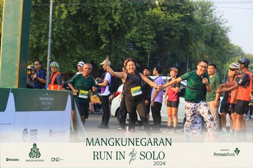 Race photo from Mangkunegaran Run 2024