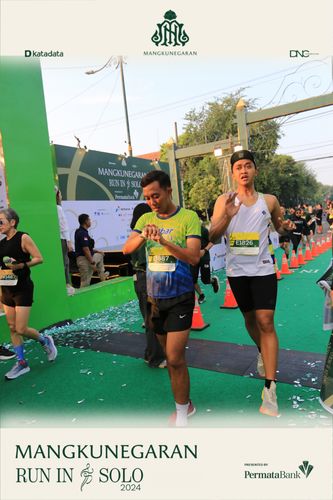 Race photo from Mangkunegaran Run 2024