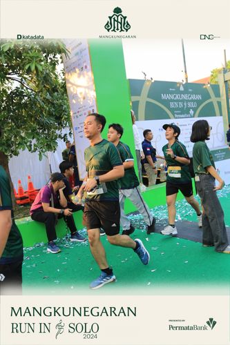 Race photo from Mangkunegaran Run 2024