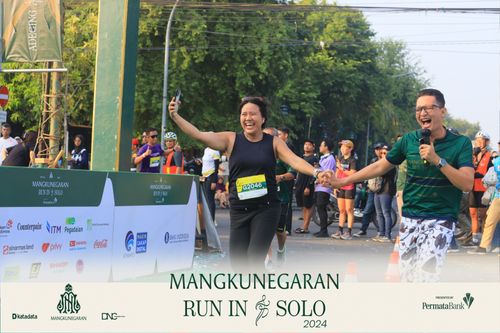 Race photo from Mangkunegaran Run 2024