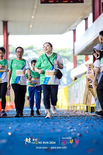 Race photo from BAF LIONS RUN 2024