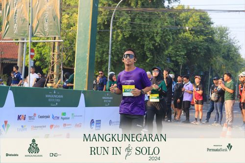 Race photo from Mangkunegaran Run 2024