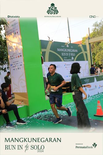 Race photo from Mangkunegaran Run 2024