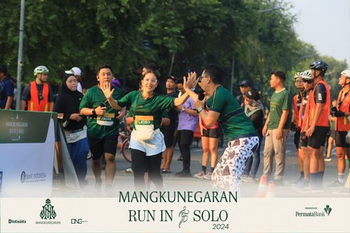 Race photo from Mangkunegaran Run 2024