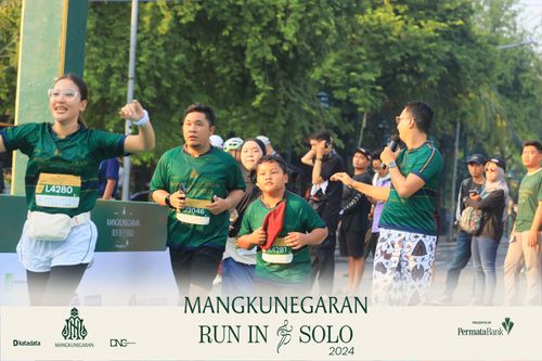 Race photo from Mangkunegaran Run 2024