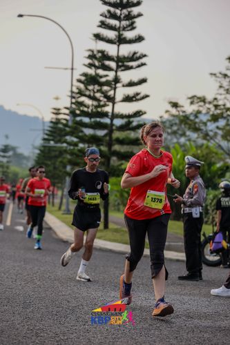 Race photo from CISANGKAN KBP CITY RUN 2025