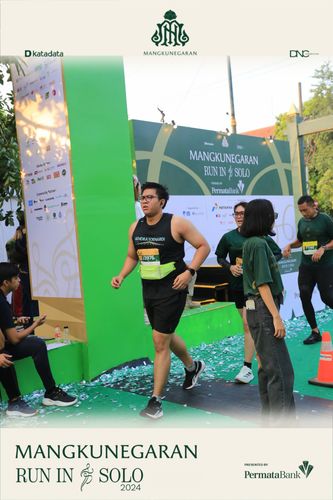 Race photo from Mangkunegaran Run 2024