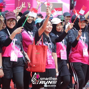 Race photo from SMARTFREN RUN 2026