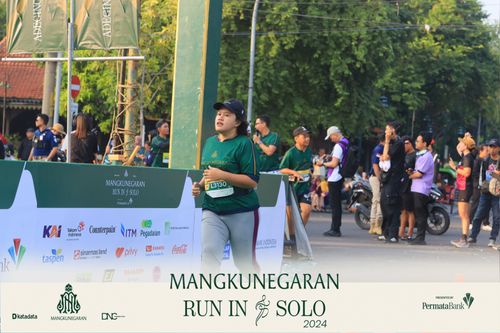 Race photo from Mangkunegaran Run 2024