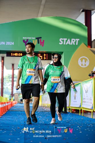 Race photo from BAF LIONS RUN 2024