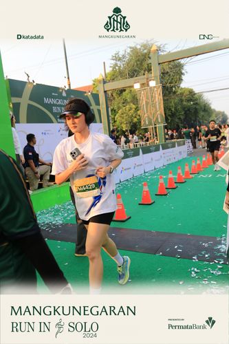 Race photo from Mangkunegaran Run 2024