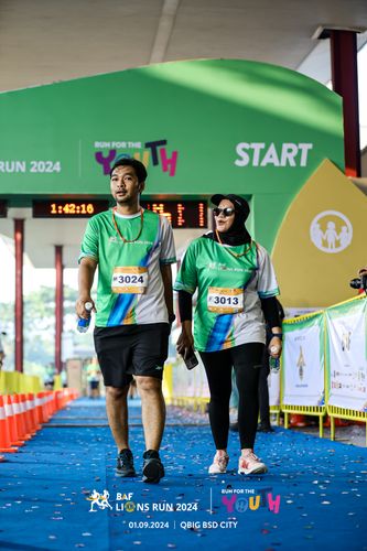 Race photo from BAF LIONS RUN 2024