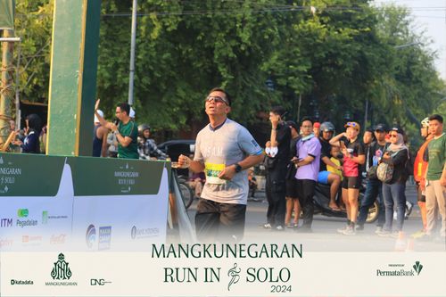 Race photo from Mangkunegaran Run 2024